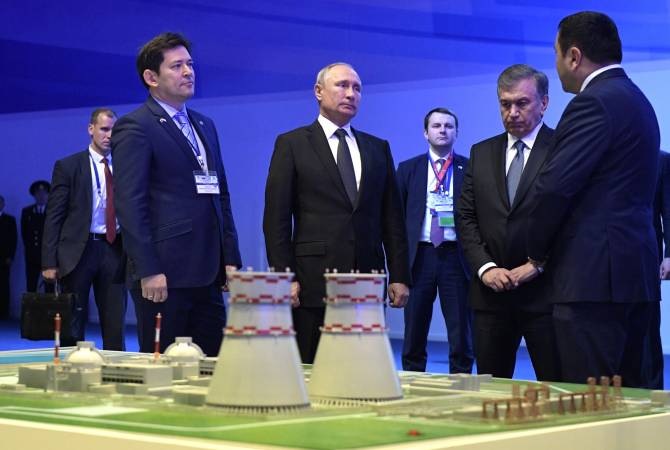 Путин и Мирзиёев дали старт проекту строительства первой АЭС в Узбекистане