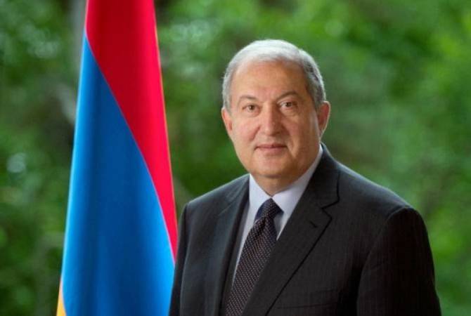 Félicitations du Président Armen Sarkissian : Erevan, c’est à la fois une histoire et une jeunesse 
éternelle  