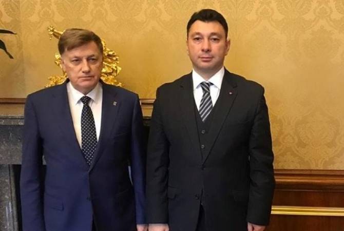 Состоялась встреча Эдуарда Шармазанова с председателем Законодательного собрания 
Санкт-Петербурга

