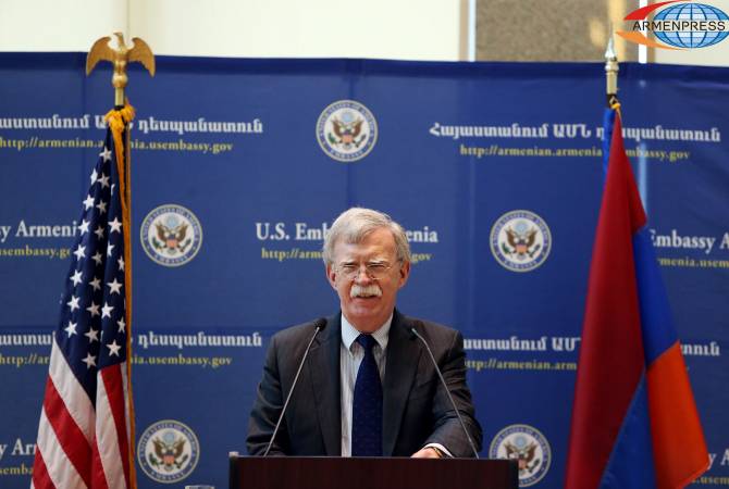 Armenian-American relations are of strategic importance for US – John Bolton