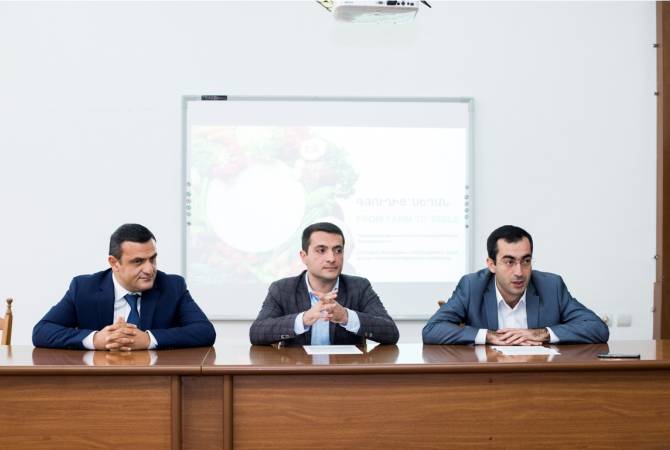 Yeremyan Projects shares success formula of From Farm To Table – one of best examples in 
business-village mutually beneficial cooperation – with Agrarian University students 