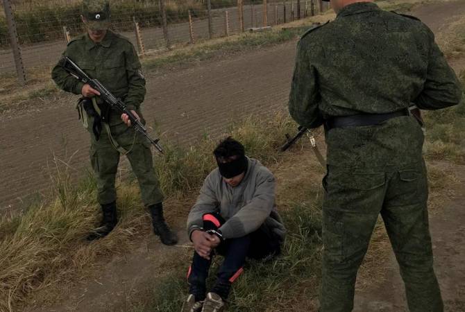 Russian border guards apprehend trespasser on Armenian-Turkish border