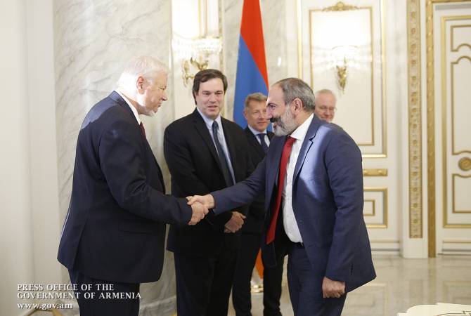 رئيس الوزراء بالنيابة نيكول باشينيان يستقبل الرؤوساء المشتركين لمجموعة مينسك لمنظمة الأمن 
والتعاون في أوروبا