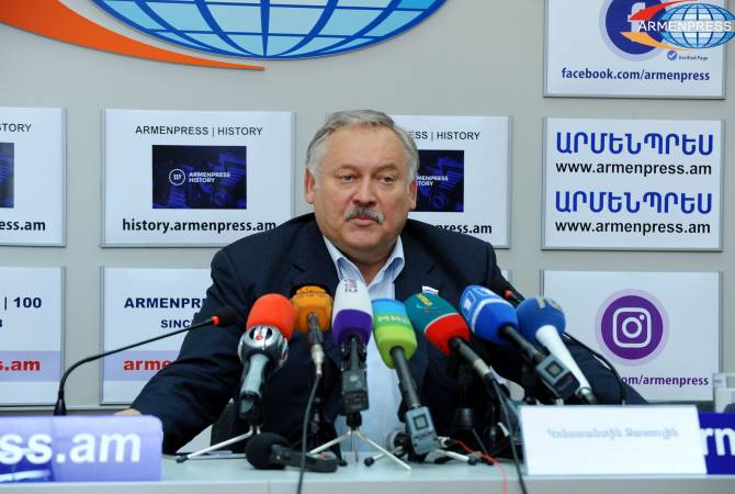 Россия заинтересована в развитии армяно-российских отношений: Затулин

