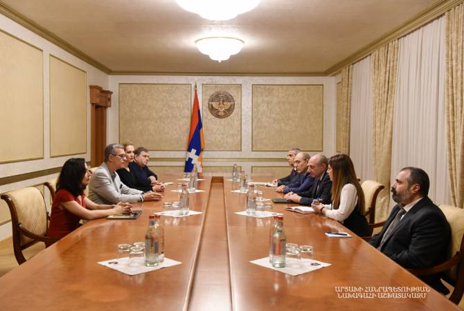 Artsakh’s President receives delegation of Belgian parliament