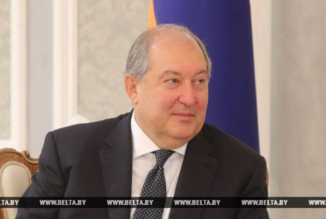 Президент Армении видит большой  потенциал роста  товарооборота  с  Беларусью