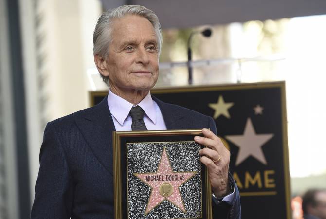 Michael Douglas inducted into Hollywood Walk of Fame