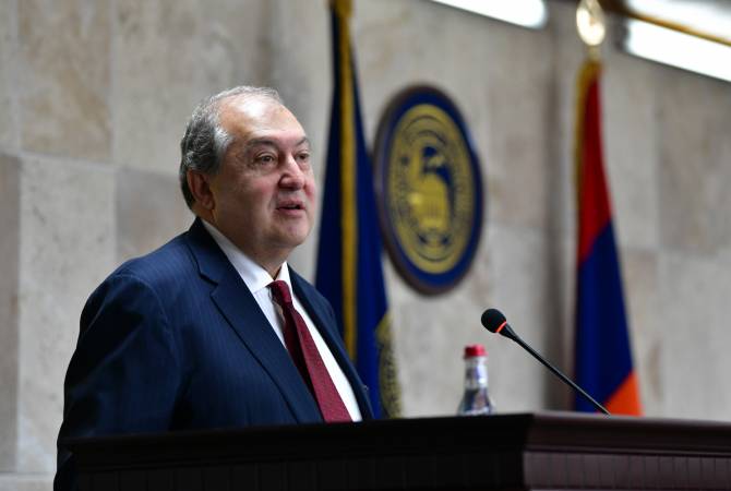 Sarkissian visits alma mater YSU to congratulate Faculty of Oriental Studies on ‘brilliant 50 
years’ history 