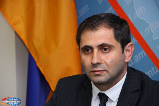 Acting minister Suren Papikyan addresses message on 22nd anniversary of local self-
government
