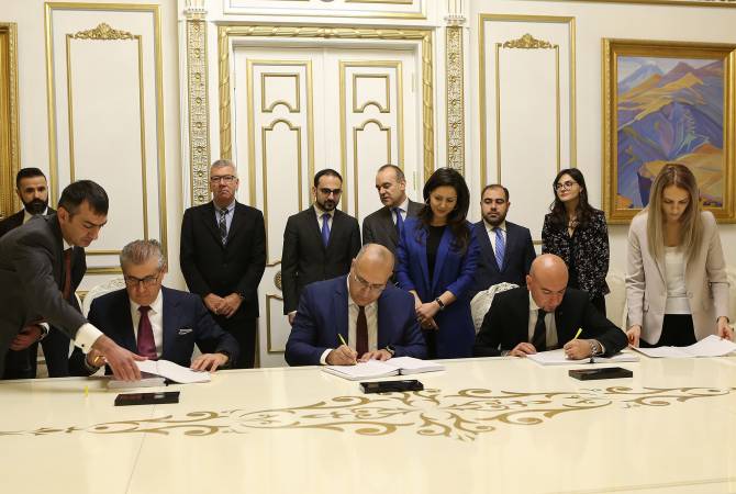 Contract on building $250,000,000 worth TPP in Yerevan inked 