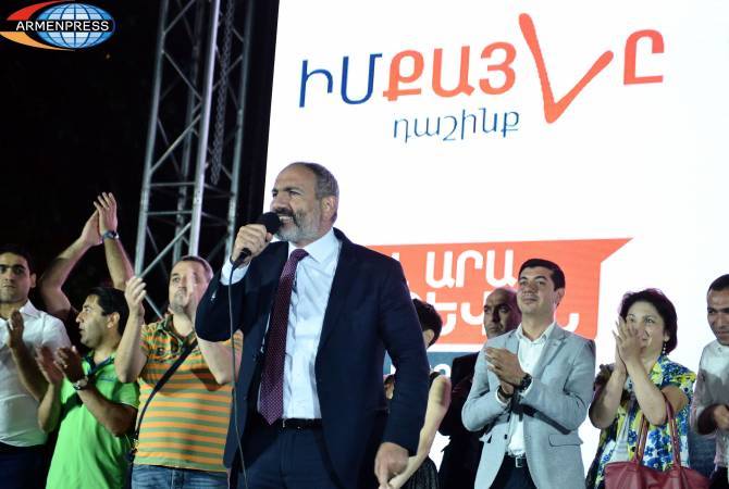 Pashinyan heads Im Kayl (My Step) alliance electoral list for general election 