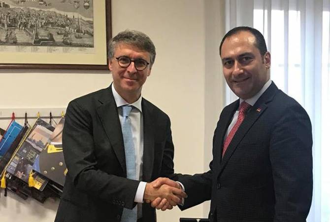 Armenia’s acting justice minister, President of Italy’s Anti-Corruption Authority meet in Rome