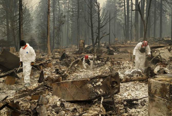 California wildfires death toll rises to 58, many missing 