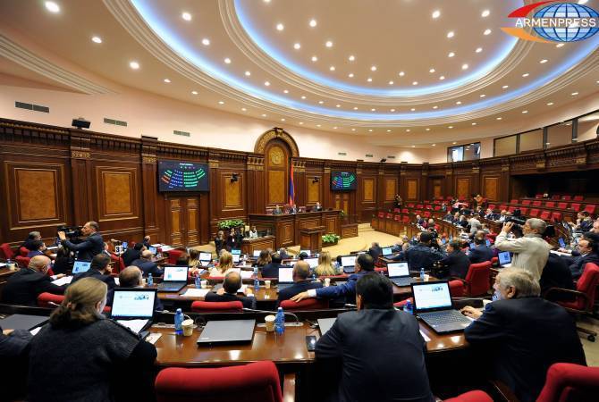 De vives délibérations à l’Assemblée nationale: un projet de loi important boycotté par le Parti 
Républicain d'Arménie