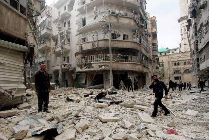 В Алеппо сирийцы разобрали три миллиона кубометров завалов