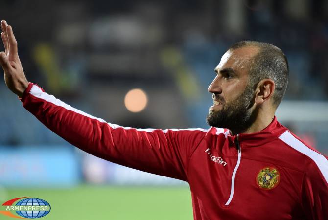 Armenia’s Yura Movsisyan becomes best striker of UEFA Nations League after spectacular 
Gibraltar match