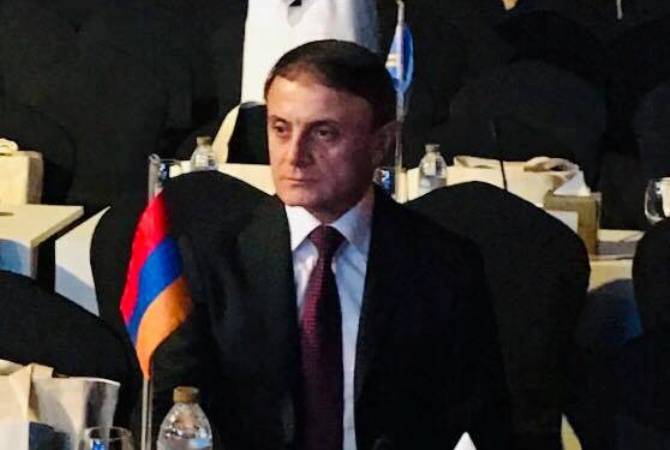 وفد شرطة جمهورية أرمينيا برئاسة القائد العام للشرطة فاليري أوسيبيان يشترك بالجمعية العامة ال37 
للإنتربول