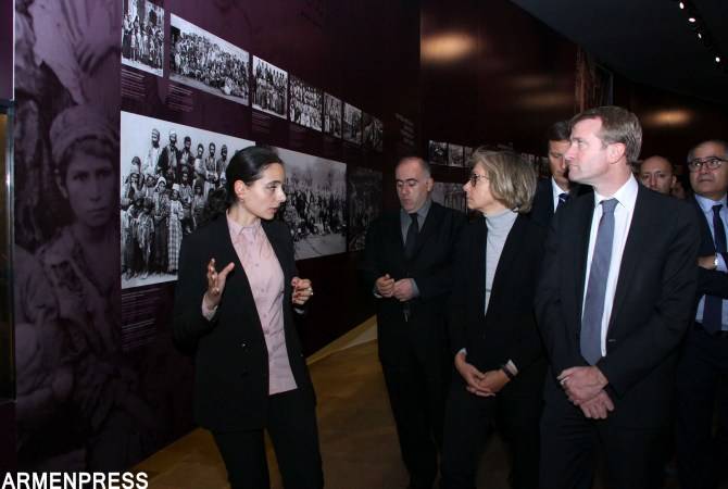 يجب أن نجلب وبدون تردد الناس إلى هنا-رئيسة مقاطعة إيل دو فرانس الفرنسية عن زيارتها لمتحف  
الإبادة الأرمنية بيريفان-