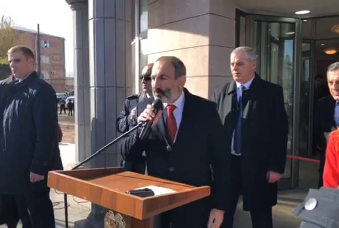 Pashinyan attends opening ceremony of renovated building of theater in Gavar town