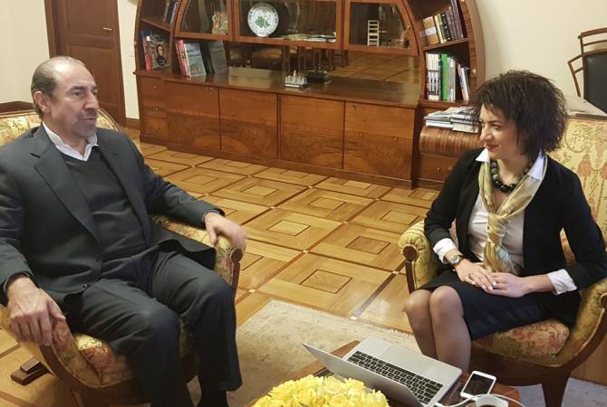 Анна Акопян и Гаро Армен обсудили пути сотрудничества

