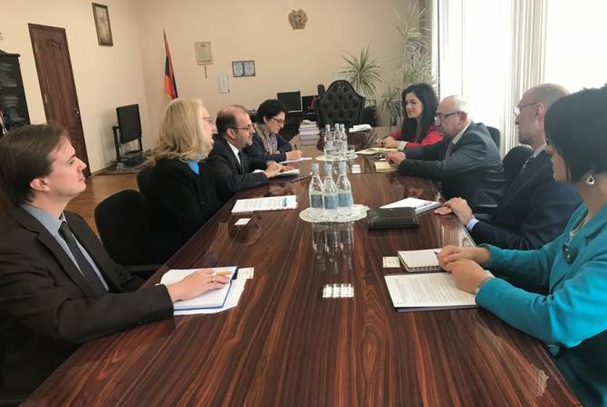 U.S. Embassy officials discuss elections assistance with Armenia's Central Electoral Commission