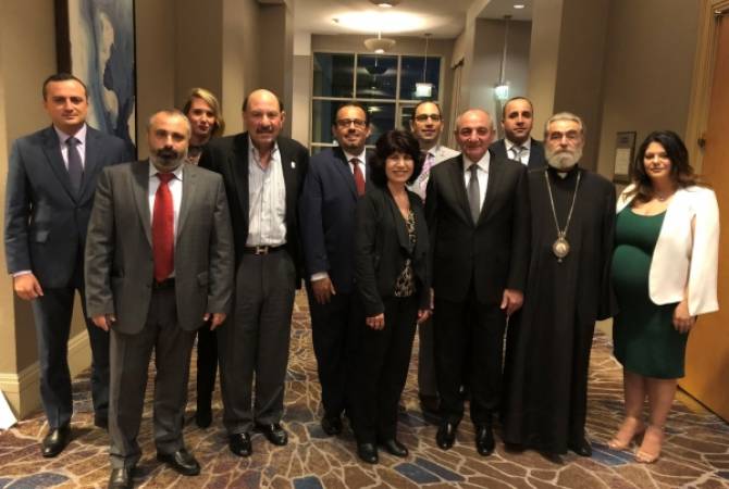 Бако Саакян встретился в Лос-Анджелесе с представителями западного отделения 
Армянской Ассамблеи Америки