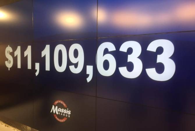 «Հեռուստամարաթոն-2018»-ի ընթացքում հանգանակվեց 11 մլն 109 հազար դոլար