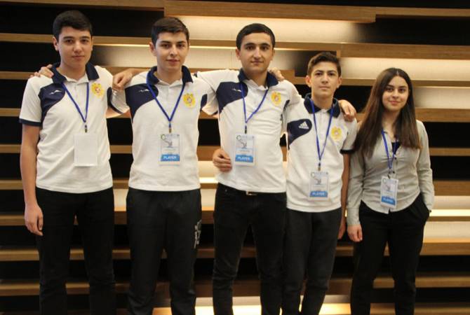 Во втором-третьем турах всемирной Олимпиады юные шахматисты сборной Армении 
одержали победы