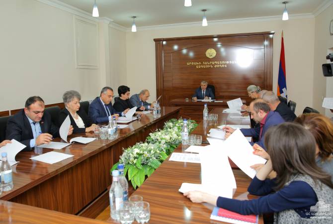 Председатель Национального собрания Республики Арцах провел рабочее совещание

