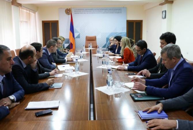 Acting minister Khachatryan, WB representatives discuss Trade Promotion and Quality 
Infrastructure program