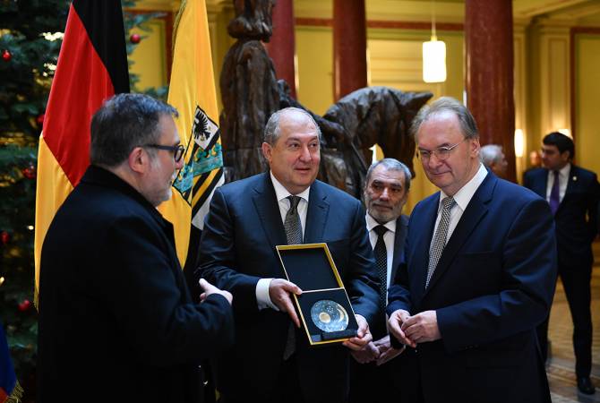 Armenia - Saxony-Anhalt friendship is based on history and culture – President Sarkissian