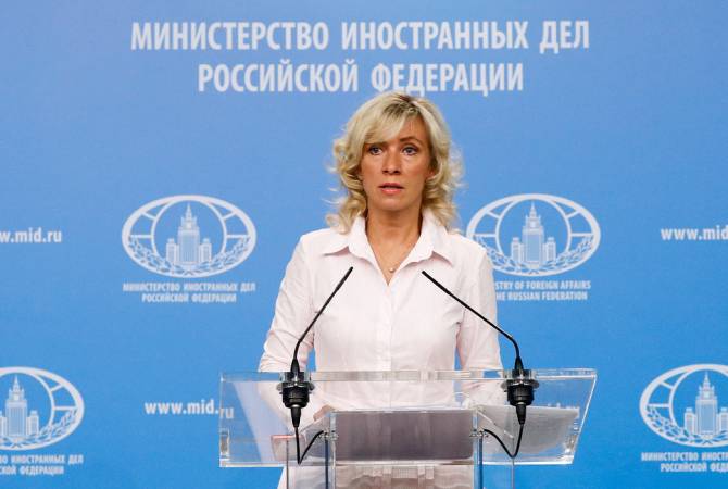 “La visite privée de Bako Sahakian ne va pas à l'encontre de la législation de la Fédération de 
Russie et de la mission de médiation”, Maria Zakharova a répliqué au ministère des Affaires 
étrangères d'Azerbaïdjan 