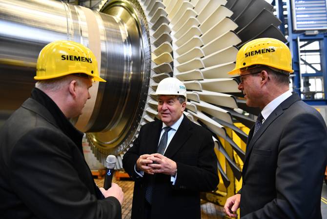 Armenian President visits Siemens in Berlin