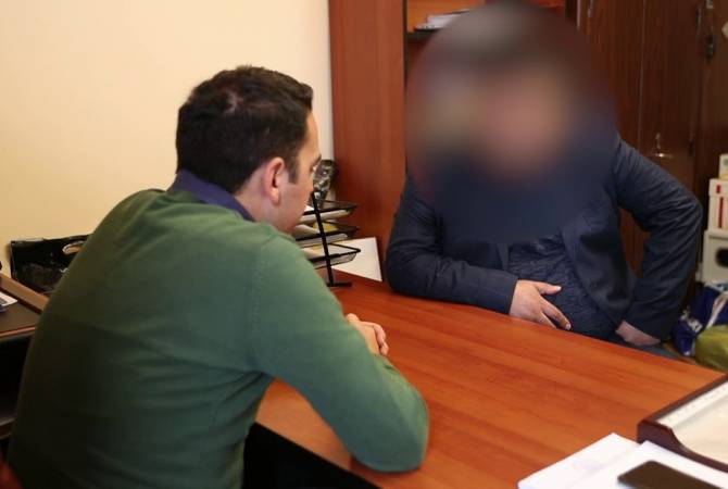 Задержан заместитель председателя партии “Армянские орлы: Единая Армения” Мгер 
Егиазарян

