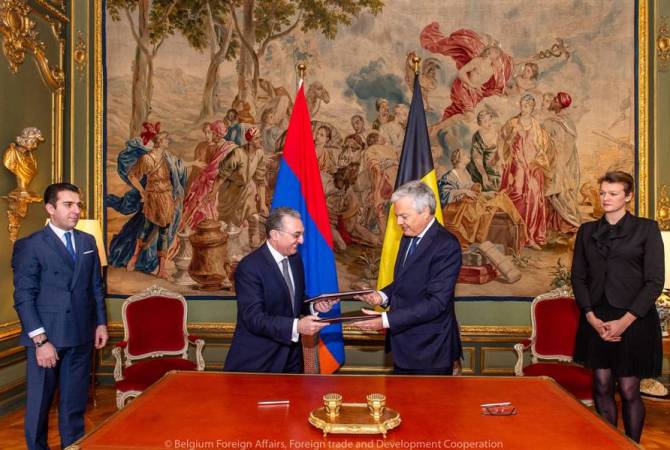  И.о. главы МИД Армении встретился с вице-премьером Бельгии

 