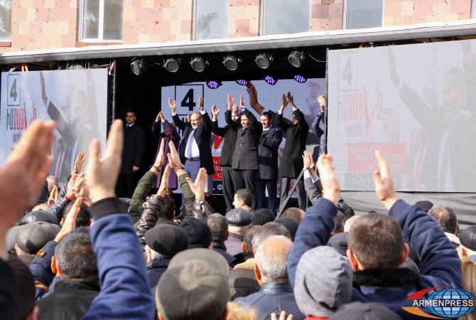 Pashinyan considers pre-election campaign quite effective