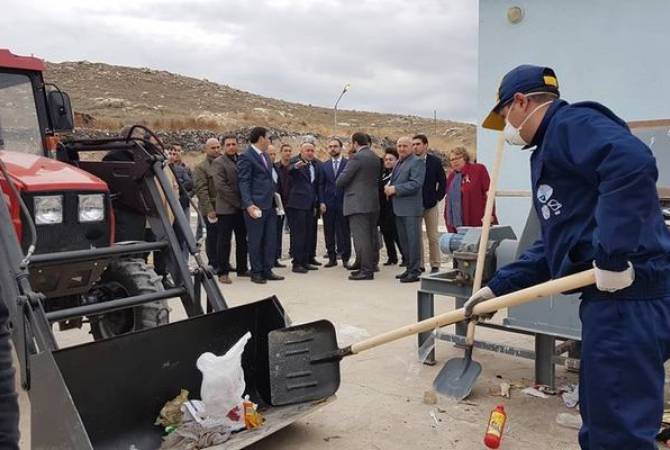 Китайская компания выразила готовность построить в Армении завод по производству 
энергии из мусора