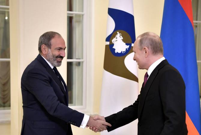 Putin wishes good luck to Armenia on 2019 EEU chairmanship 