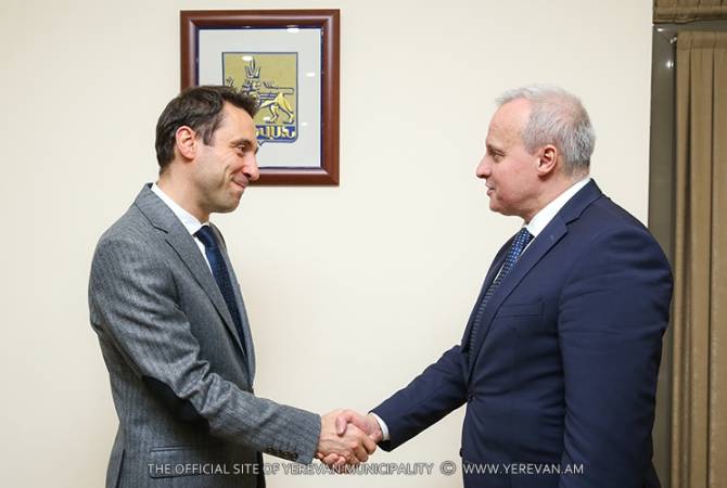 Yerevan Mayor receives Russian Ambassador