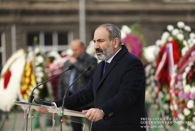 ‘Spitak earthquake was a blow to our people’s potential’ – Pashinyan delivers remarks in Gyumri