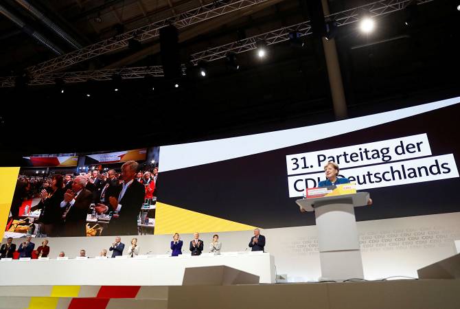 Меркель открыла съезд ХДС в Гамбурге под продолжительную овацию делегатов