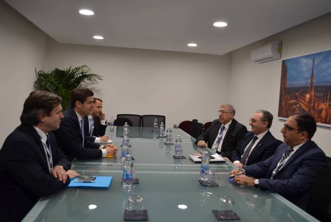 Armenia’s acting FM, US Assistant Secretary of State meet in Milan