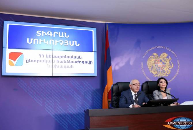 “Les élections législatives anticipées se déroulent  normalement”, Commission électorale 
centrale d’Arménie 
