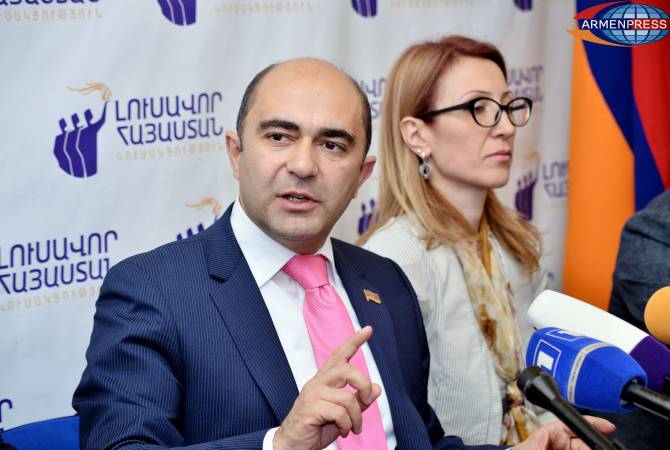 Only Bright Armenia party will be opposition in Parliament, says party chairman