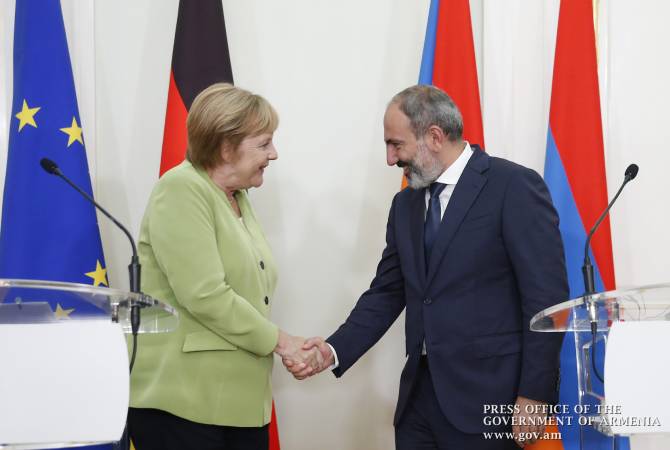 Angela Merkel a félicité Nikol Pachinian à l’occasion de sa victoire aux élections 