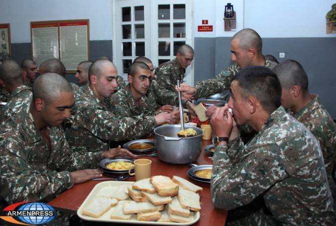 Armenian military to modernize food supply process, announces test project 