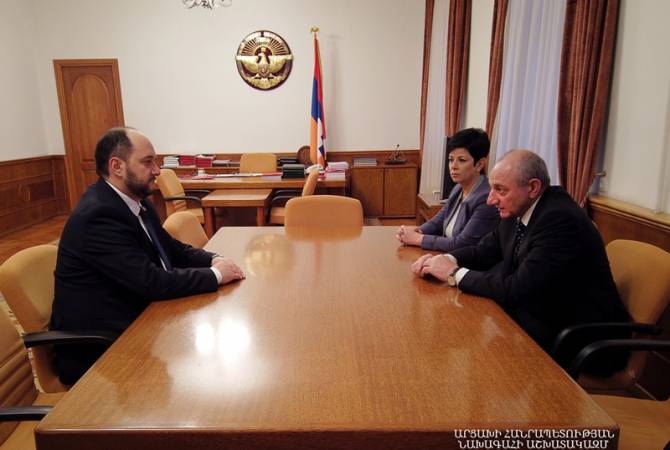 President of Artsakh holds meeting with Armenia’s acting minister of education and science