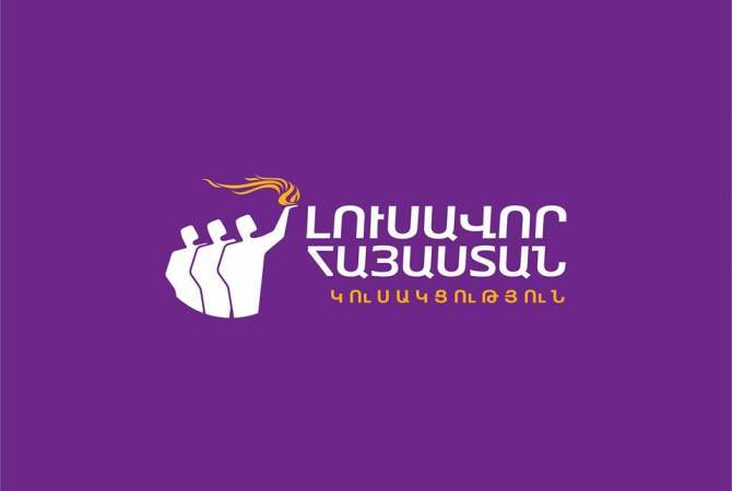 Bright Armenia party congratulates 100th jubilee of ARMENPRESS