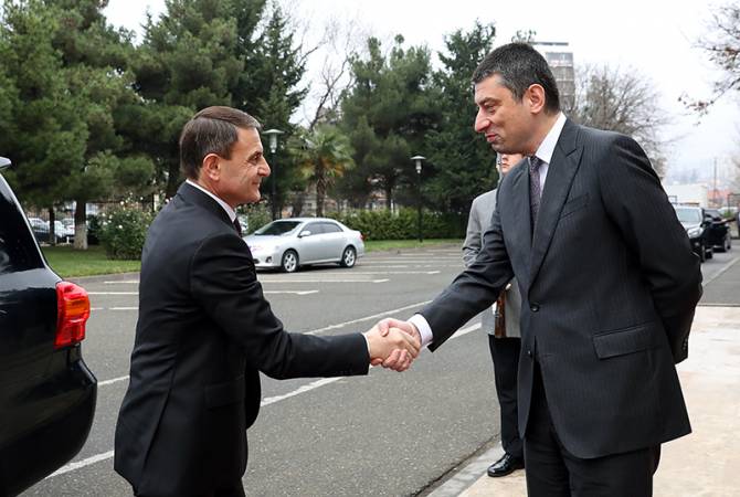 Валерий Осипян встретился с министром внутренних дел Грузии
