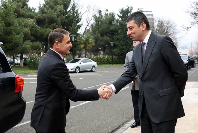 Armenia Police Chief meets Georgian minister of internal affairs in Tbilisi